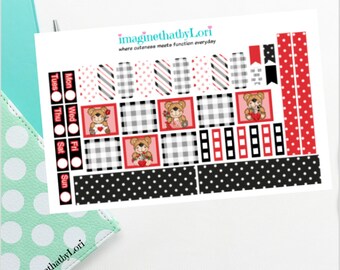 Beary Sweet Valentine Planner Stickers Hobonichi Hobo Weeks Weekly