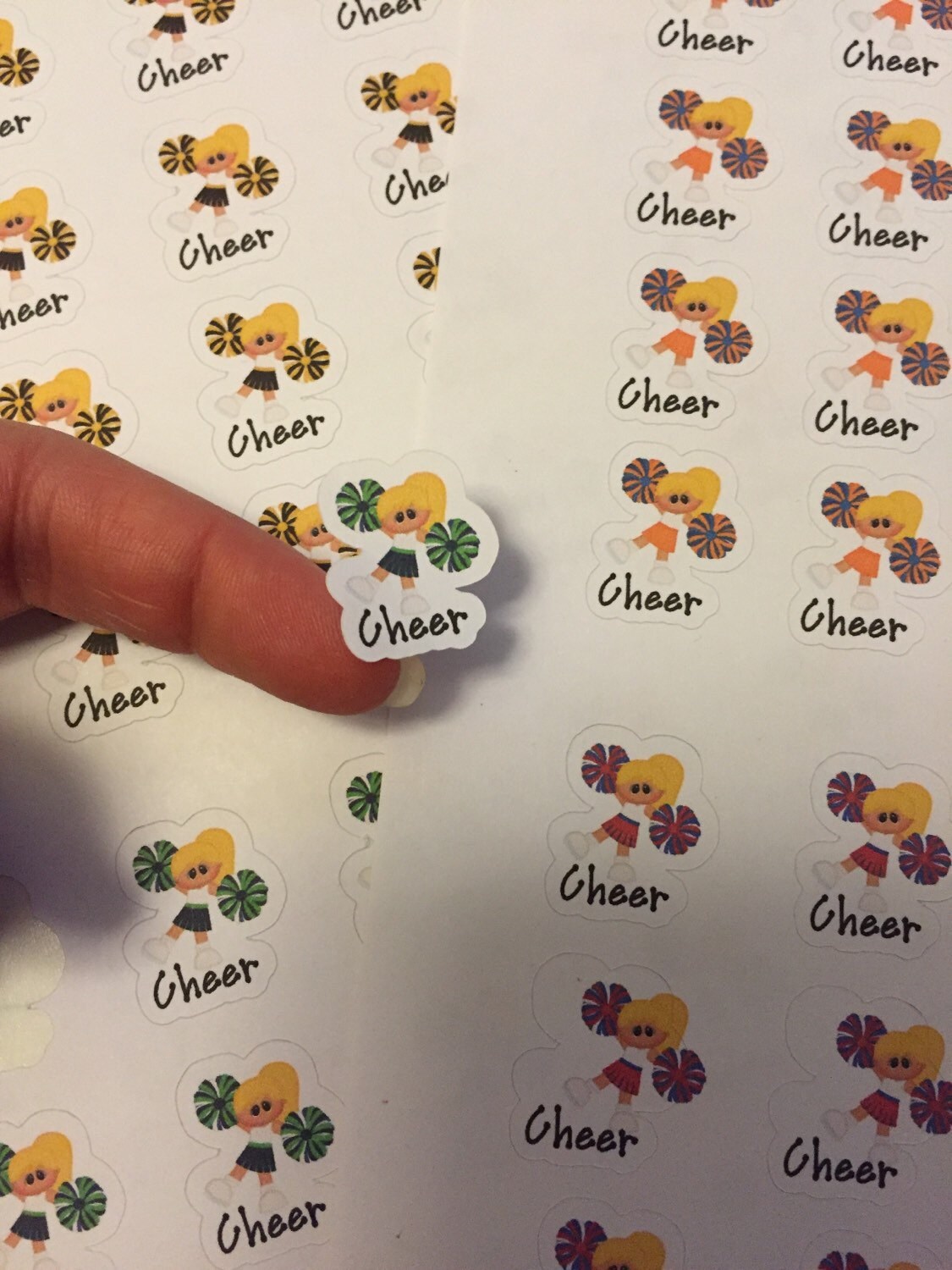 Cheer Planner Stickers - Etsy