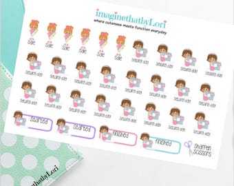 sewing day planner stickers