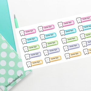 Dentist Appointment Planner Sticker