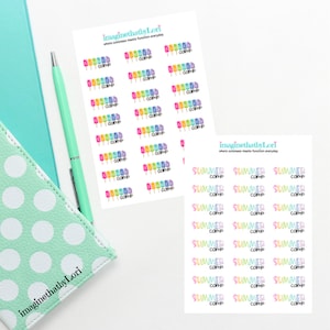 Summer Camp planner stickers