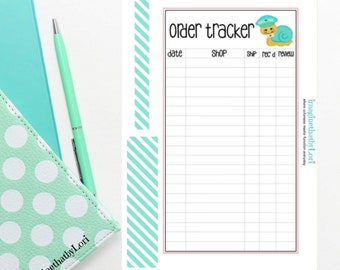 Hobonichi Weeks Full page tracker sticker for online orders snail mail