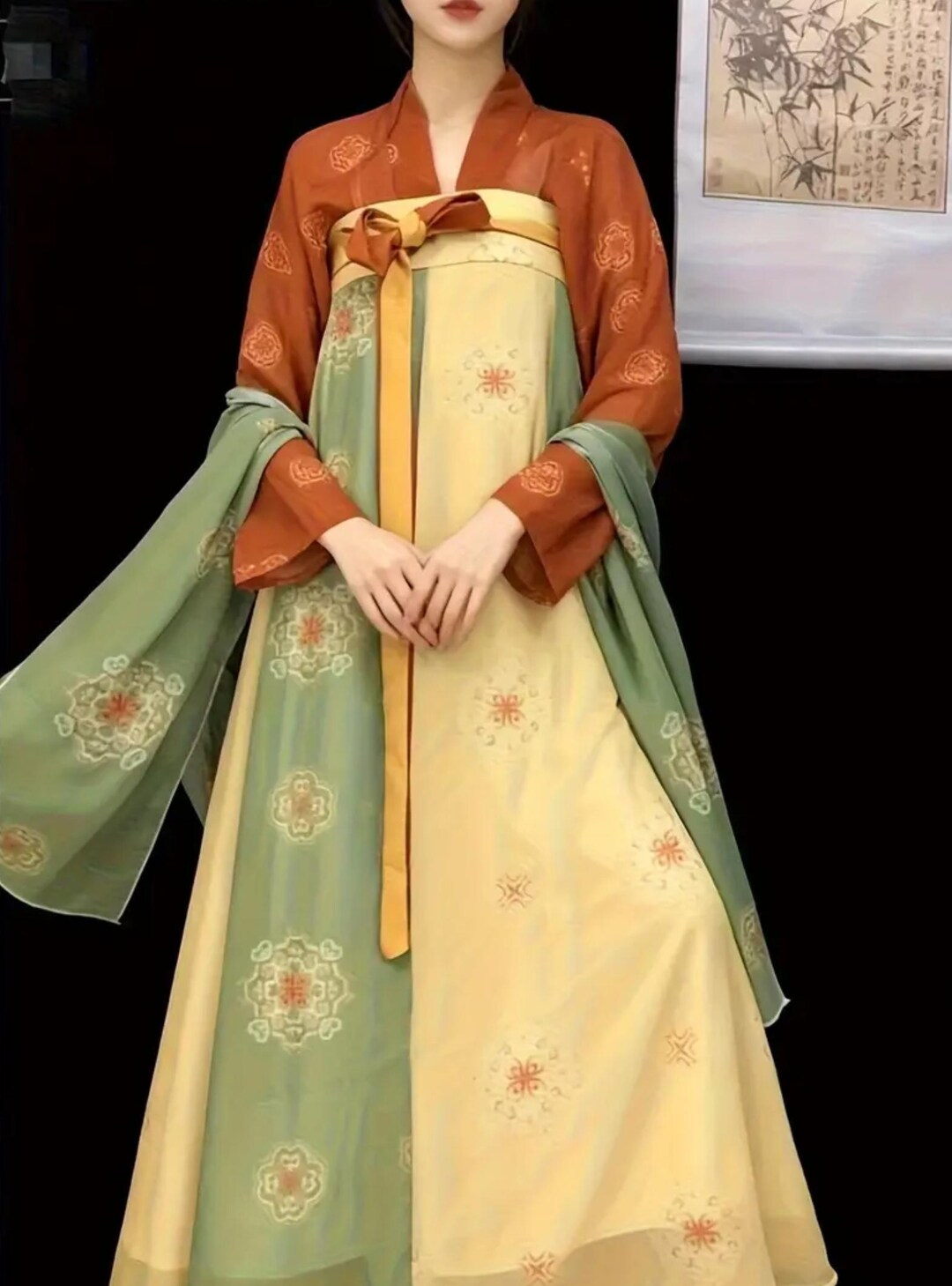 Tang Dynasty Hanfu Dress Ruqun – Traditional Chinese Hanfu Outfit ...