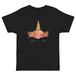 Fall Unicorn Shirt for Girls, Cute Pumpkin Unicorn Toddler Tee, Autumn Girls Shirt, Fall Toddler Shirt, Pumpkin Patch Outfit, Kid Gift