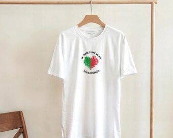 Camiseta «Corazón por IJsselstein» – Algodón unisex – Estampado sostenible – Regalo para los habitantes de IJsselstein