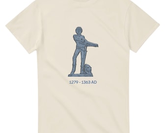 Camiseta Fulk el Juglar | Camiseta de juglar medieval | Camiseta gráfica de historia holandesa | Camiseta vintage de arte popular de caballero trovador