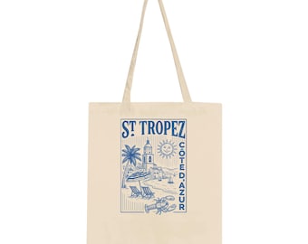 Saint-Tropez | Costa Azul | Bolso tote clásico natural