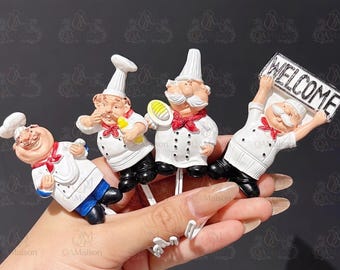 Ganchos de parede para cozinha de chef, suporte para toalha de cozinha, suporte para avental de cozinha, decoração de parede para café, suporte para toalha de cozinha, suporte para acessórios de cozinha