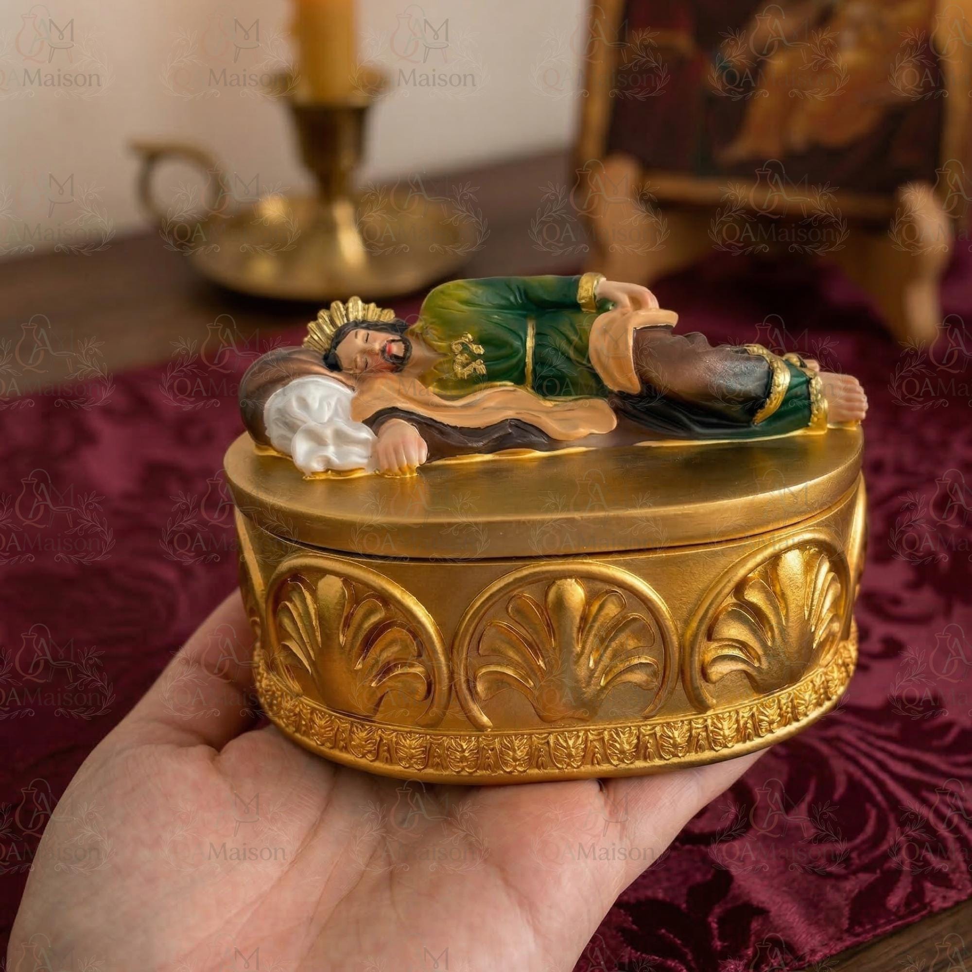 Sleeping saint joseph statue - Etsy 日本