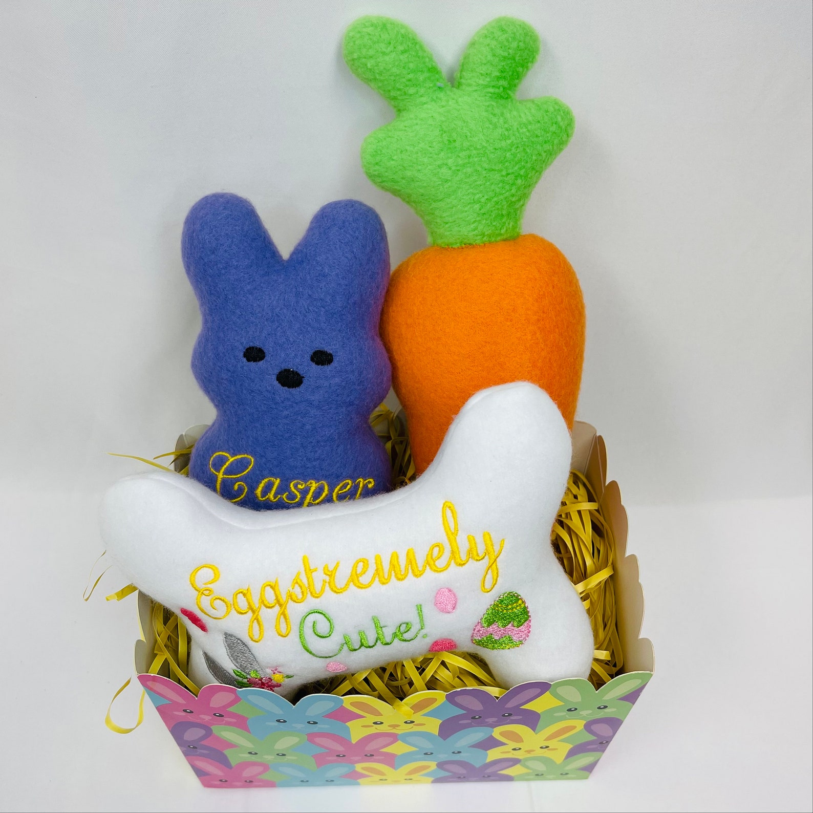 Dog Easter Gift Basket Dog gifts Dog toys Puppy Toys Etsy