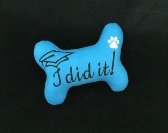 Dog/Puppy Stuffed Bone Toy "Idid It!" - Dog Toy