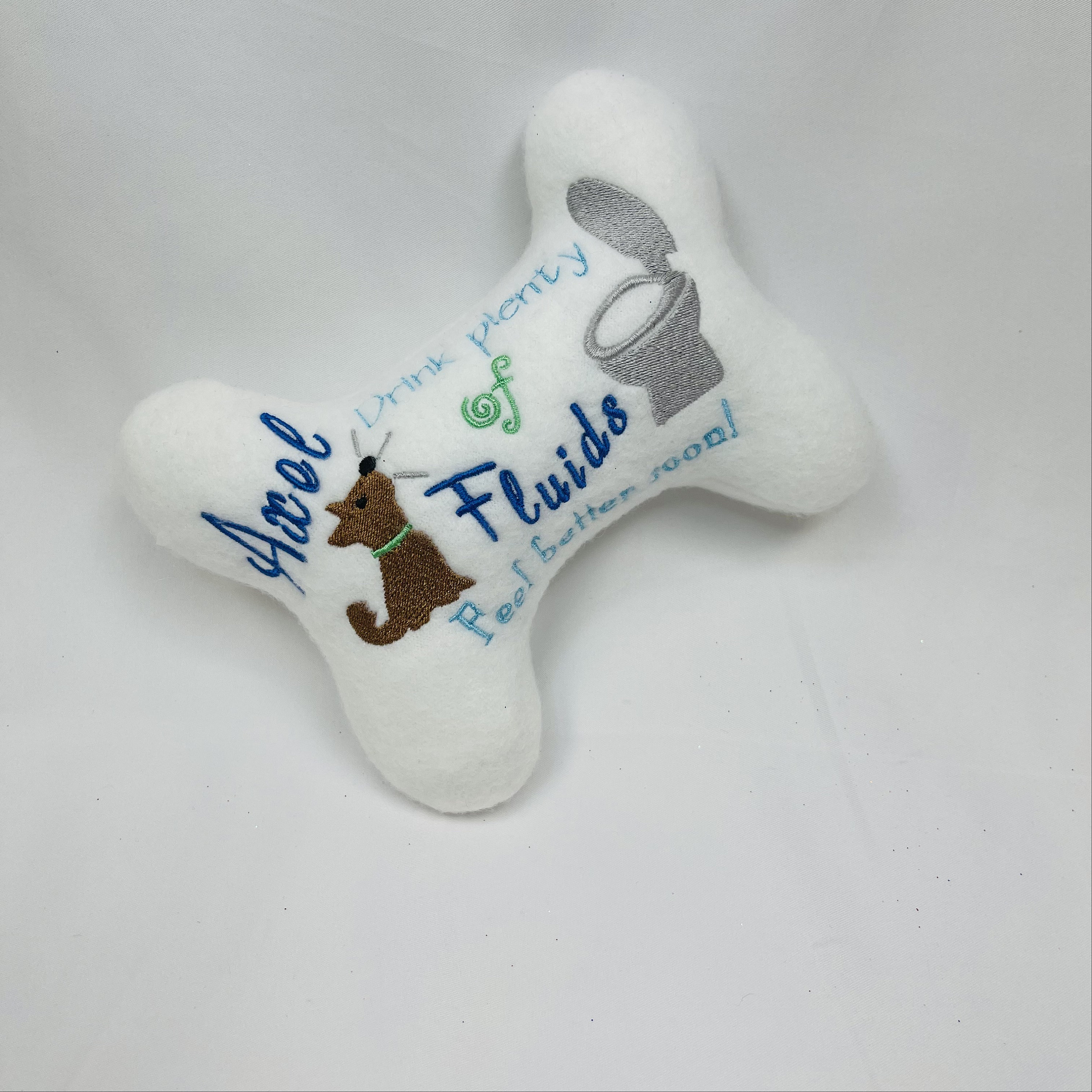 Dog/puppy Stuffed Personalized Dog Toy drink Plenty of Etsy UK