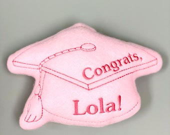 Dog Graduation Cap Toy - Dog Toy - Puppy Toy - Dog Squeaker Toy- Dog Graduation- Puppy Lover Gift- Dog Lover Gift-