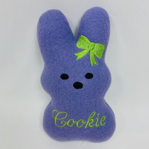 Dog Toy Marshmallow Bunny-Easter dog toy- Puppy squeaker toy