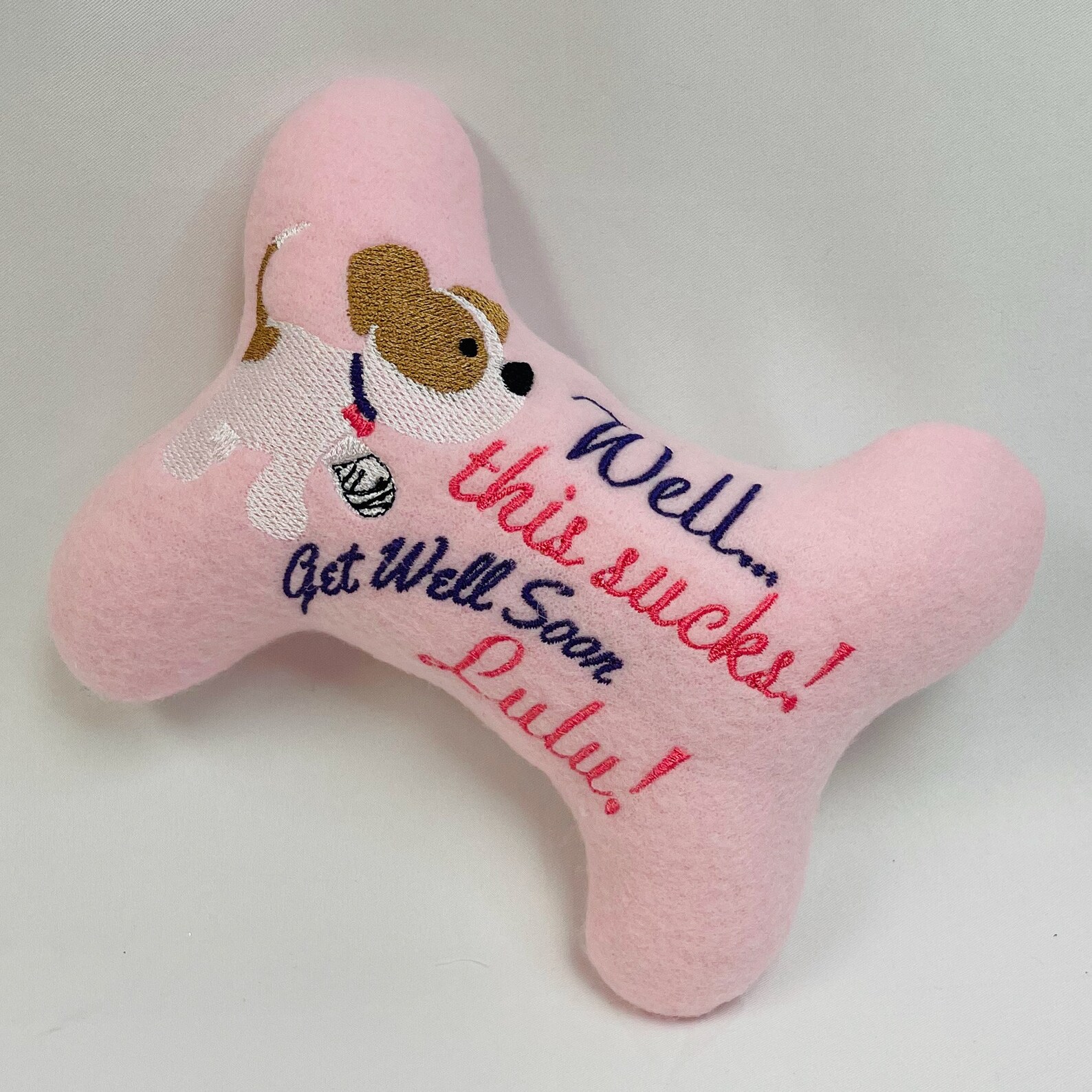 Dog/Puppy Stuffed Personalized Dog Toy Get Well Etsy