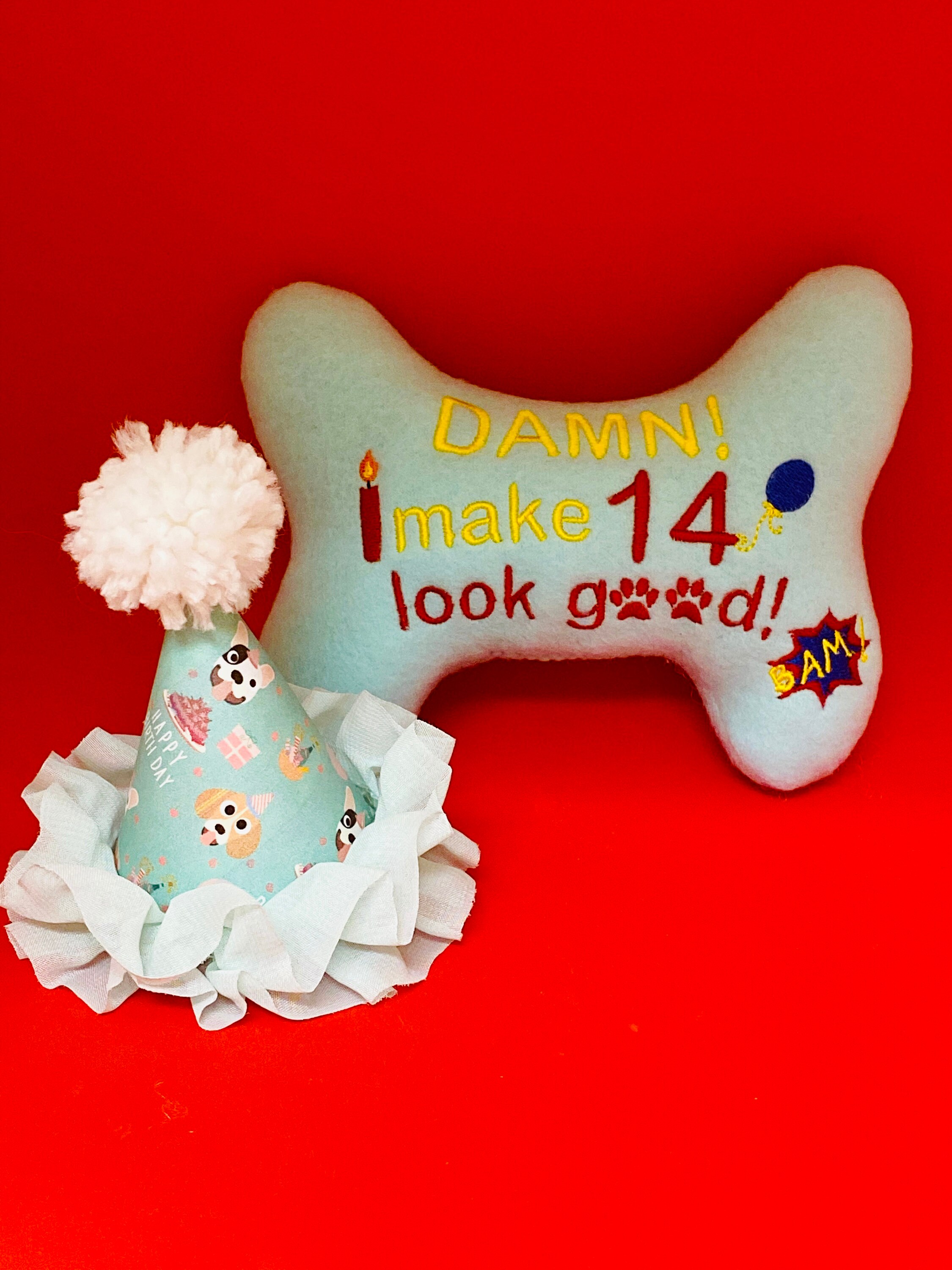 Dog/puppy Stuffed Bone Toy birthday Dog Toy Dog Toy Dog Etsy UK