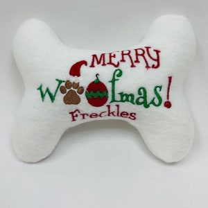 Christmas Toy Bone &quot;Merry WoofMas&quot;