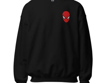 Broderad Spiderman-tröja, Superhjälte-mysig