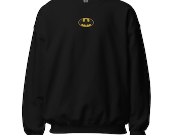 Batman-logotyp broderad | Unisex-tröja