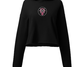 Atom Eve dam Crop Hoodie