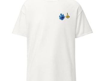 Bill Cipher liten logotyp Gravity Falls broderad t-shirt