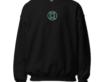 Broderad Green Lantern | Unisex-tröja