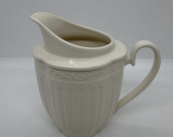 Jarra para crema Mikasa Vintage Italian Countryside - Gres blanco neutro clásico