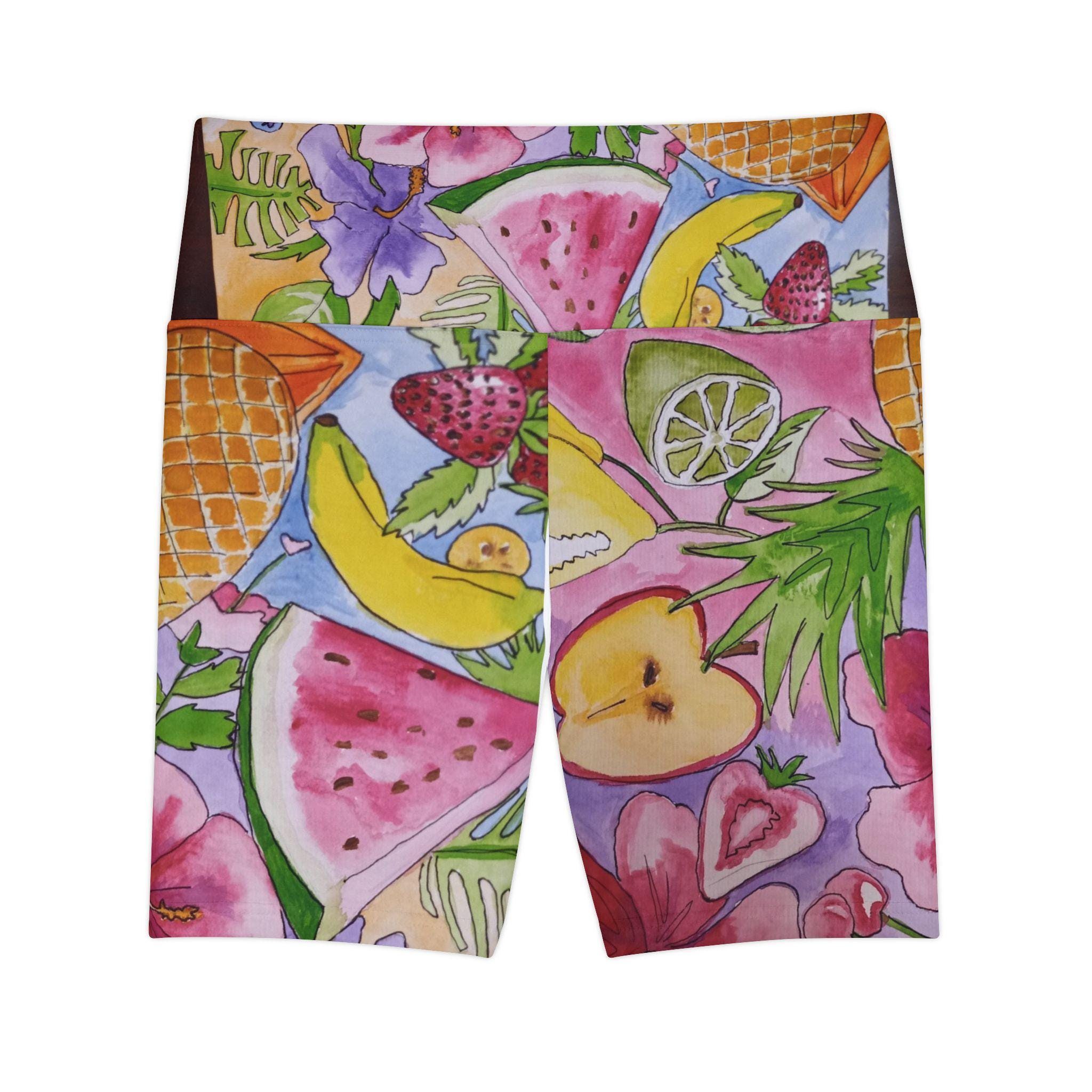 Love – Short de sport à motif ananas pour femme, short de