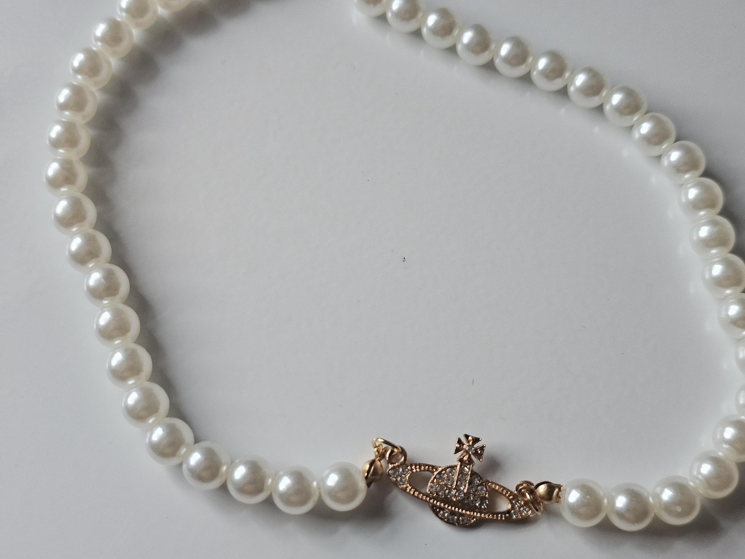 Vivienne westwood pearl choker necklace - Etsy 日本