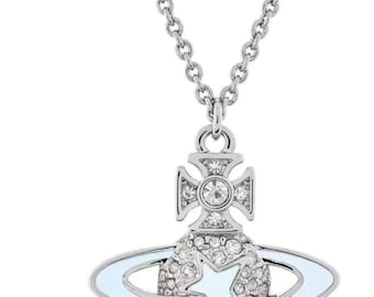 Vivienne Rockstar Saturn Anhänger Kette