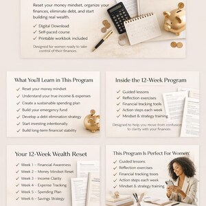 12-Week Wealth Building Program for Women: Financial Literacy Course (Digital Download)