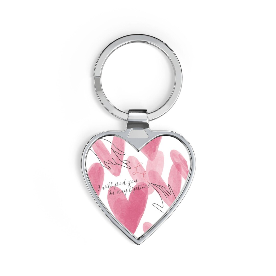Red String Theory Heart Keychain - Etsy