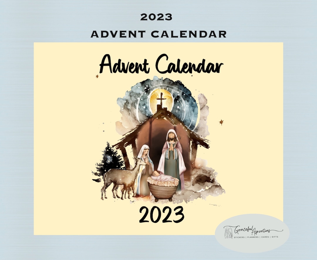 Catholic Advent Calendar 2023 Advent Calendar Homeschool Etsy Singapore