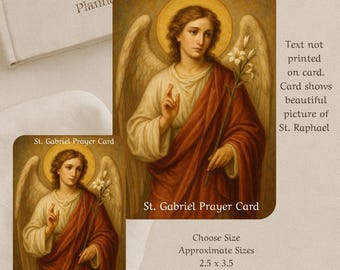St. Gabriel Prayer Cards (2)
