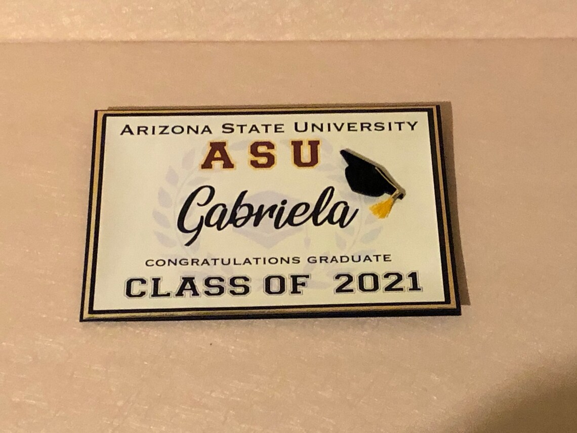 ASU Graduation Card ASU Graduation Card College Grad Class Etsy