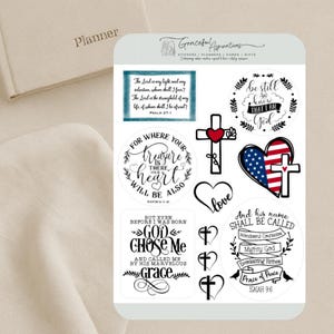 Bibel-Vers-Aufkleber - Glaube, Christ, Gott, Bibel, Bibelarbeit | Laptop, Journal Aufkleber, Schrift