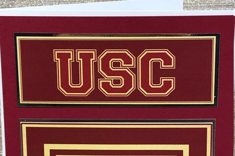 USC Graduation Card USC Graduation Card College Grad Class | Etsy