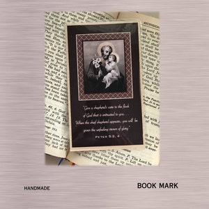 Book Mark Catholic Father | Laminated Book Mark | Priest Anniversary for Ordination | Catholic Priest Gift