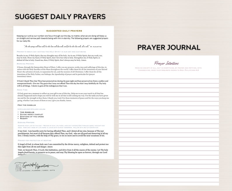 2024 Catholic Monthly Calendar Printable Catholic Monthly Planner ...