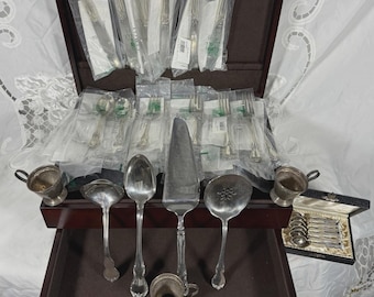 Towle Old Master Sterling Silver Flatware Set Service for 6 NEW - 37 Piece Lot