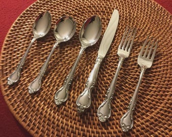 International - Queens Fancy - Lyon - You Choose - Stainless Flatware Silverware
