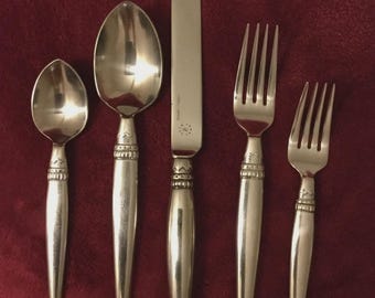 Sasaki - Lisa Jenks - Harlequin - Japan - Stainless Flatware - You Choose Choice