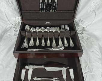 Wallace - Sir Christopher Sterling Silver Flatware Set Service 33 Pieces - MINT
