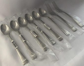 Reed & Barton - Coventry Matte - Forks Spoons - Stainless Flatware * New