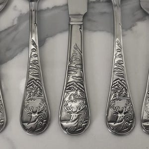 Cambridge - Deer - Stainless Flatware Silverware - You Choose Choice * Mint