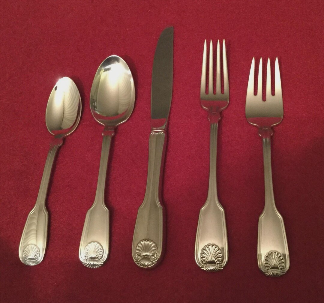Cornial Shell Reed & Barton Colonial Shell (1961) Stainless Flatware – Your Choice - Etsy
