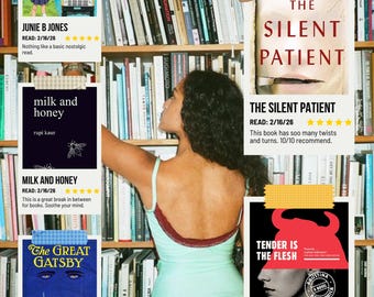 Modelli di album di libri / Modelli di Instagram / Post sui social media / Modelli Canva / Influencer