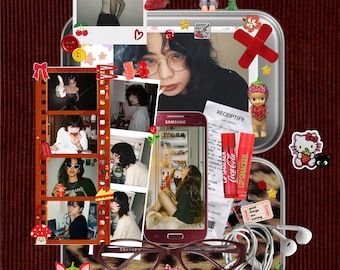 Modello Red TinCan / Modelli Instagram / Post per i social media / Modello Canva / Influencer / Canva / Instagram / Pinterest