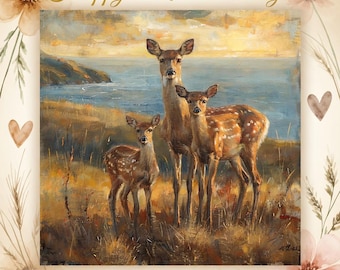 Para jeleni z Cape Breton – film i naklejka o dzikiej przyrodzie (do pobrania w wersji cyfrowej)