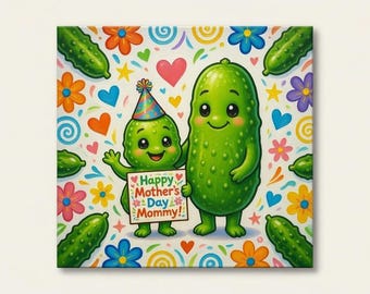 Zestaw kartek na Dzień Matki Pickle, wideo i naklejek (do pobrania w wersji cyfrowej)